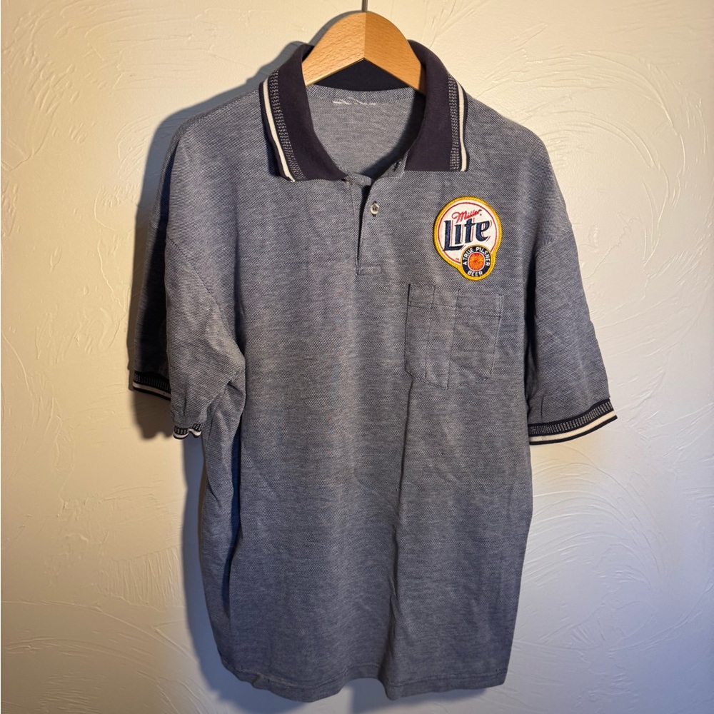 Miller Lite Polo Shirt